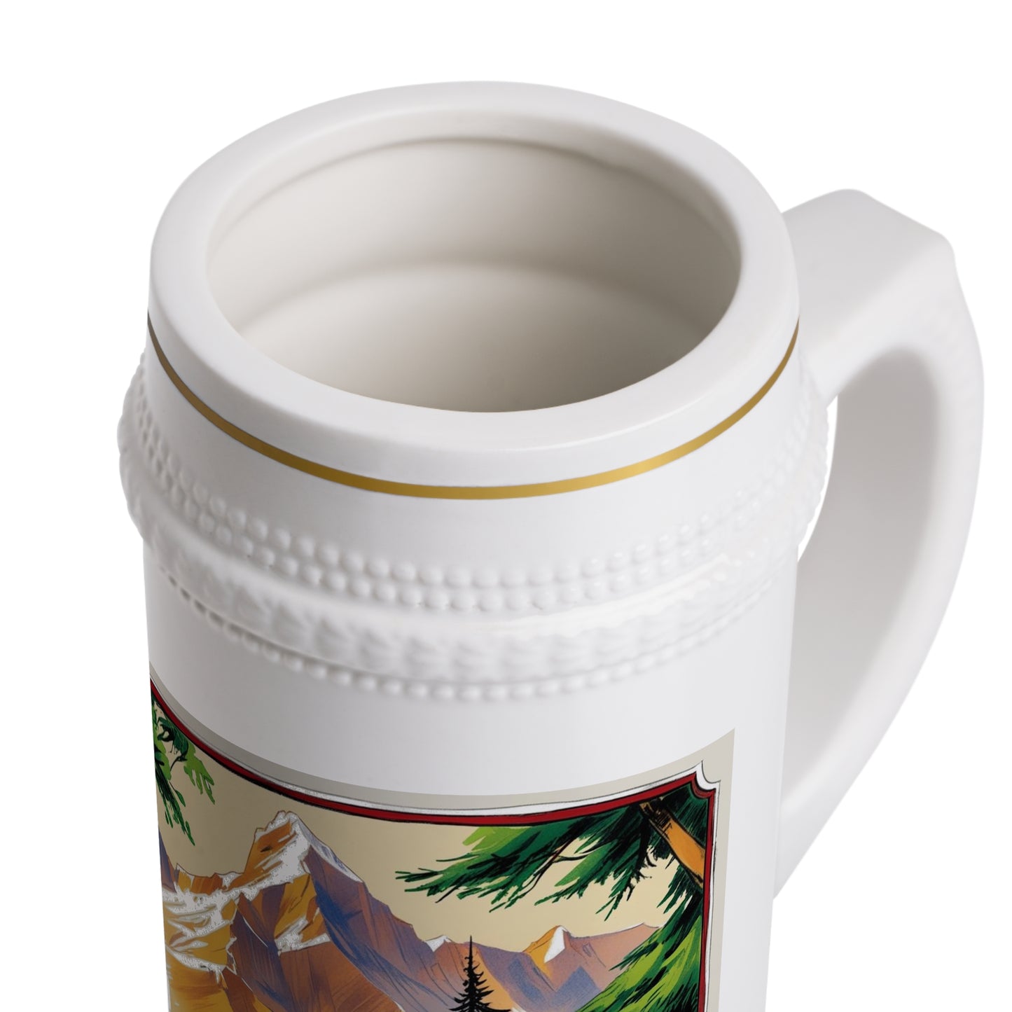 Washington Mountain Bike Beer Stein