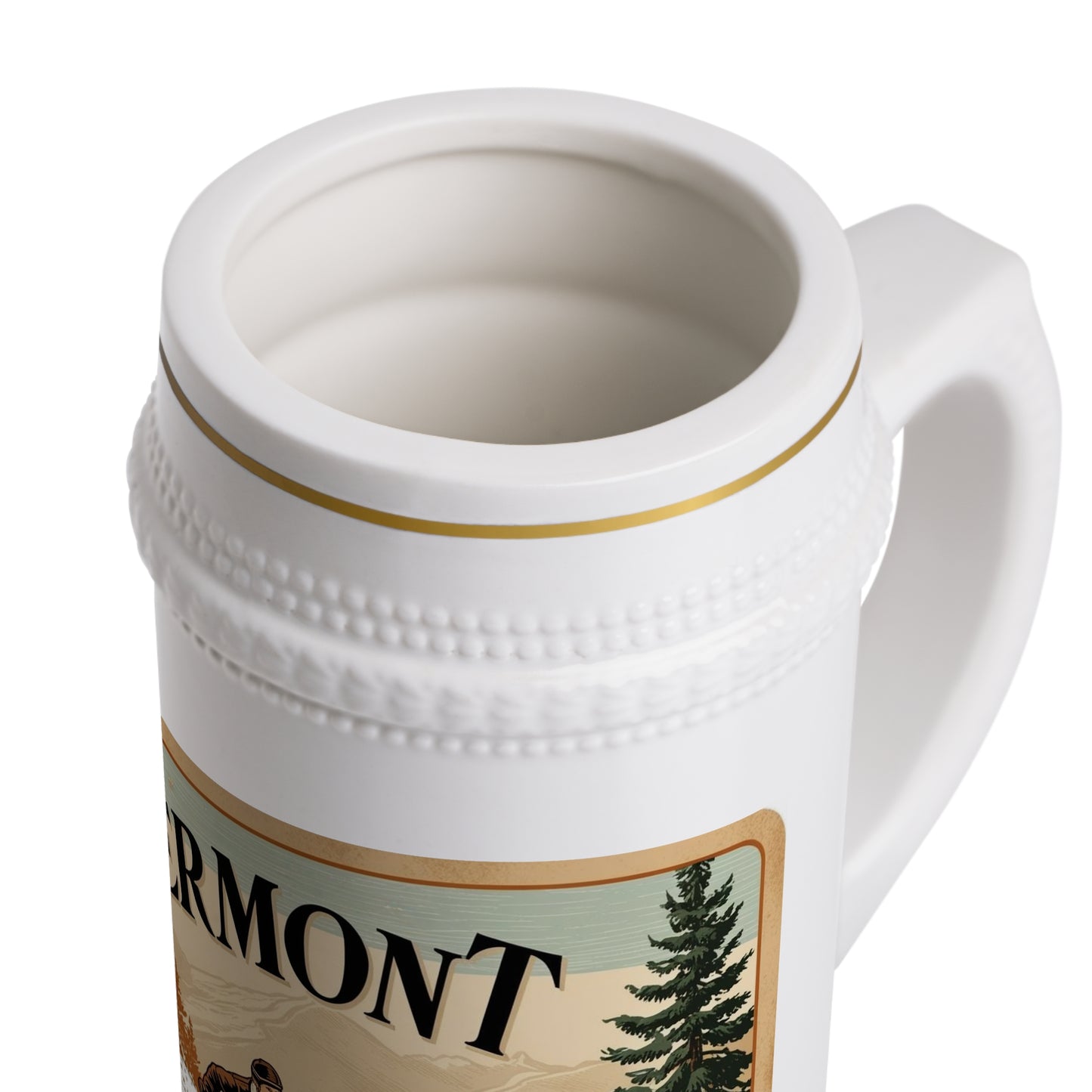 Vermont Ski Beer Stein