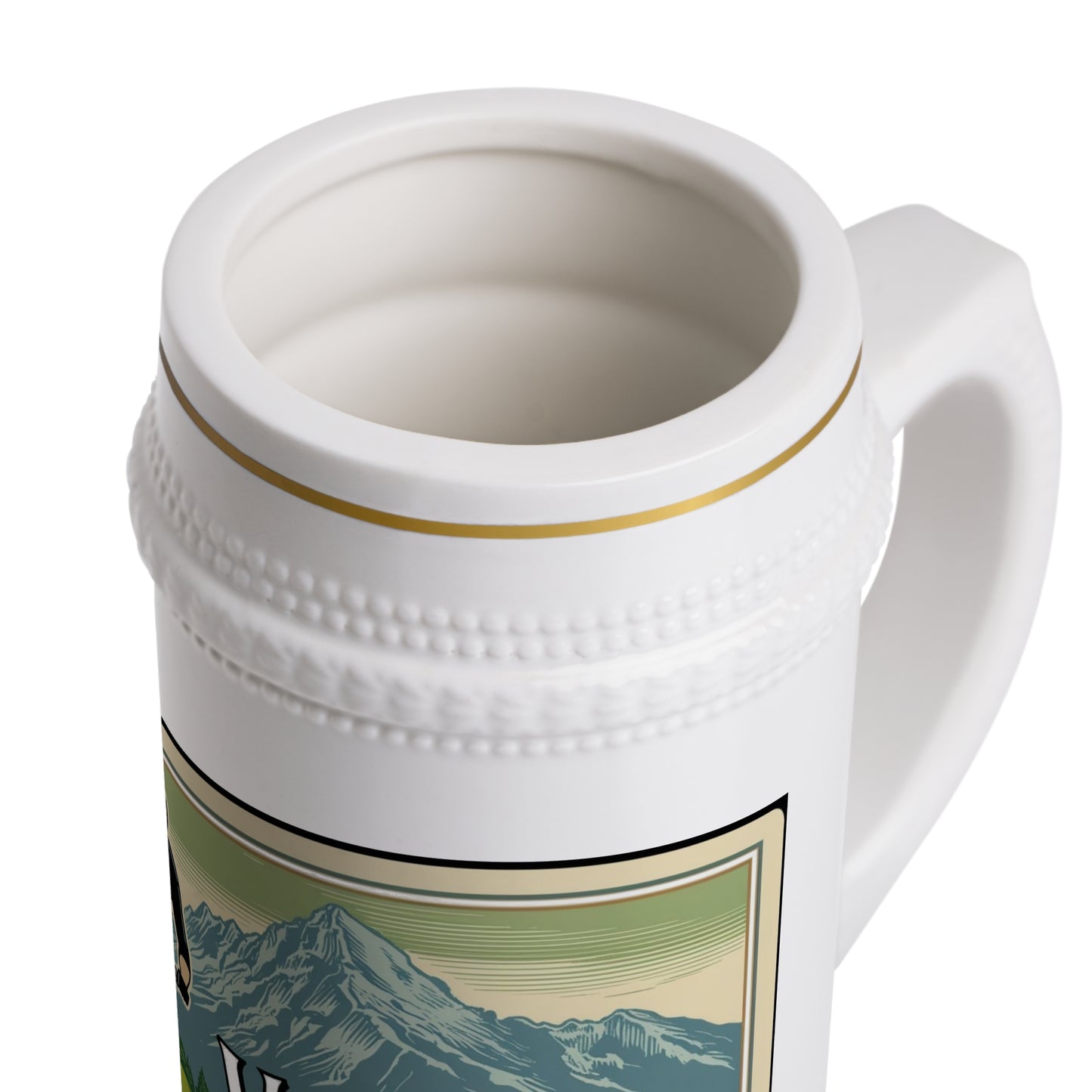 Vermont Mountain Bike Beer Stein