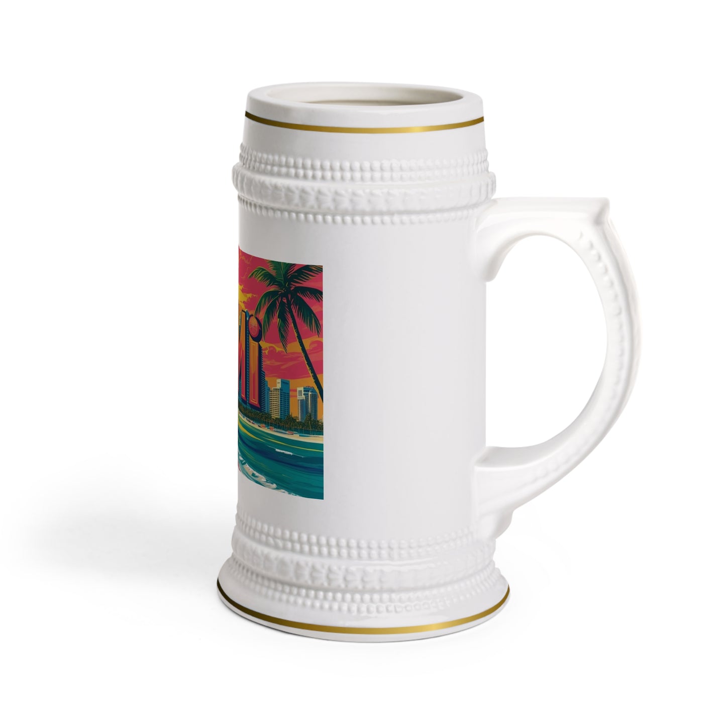 Miami Beer Stein
