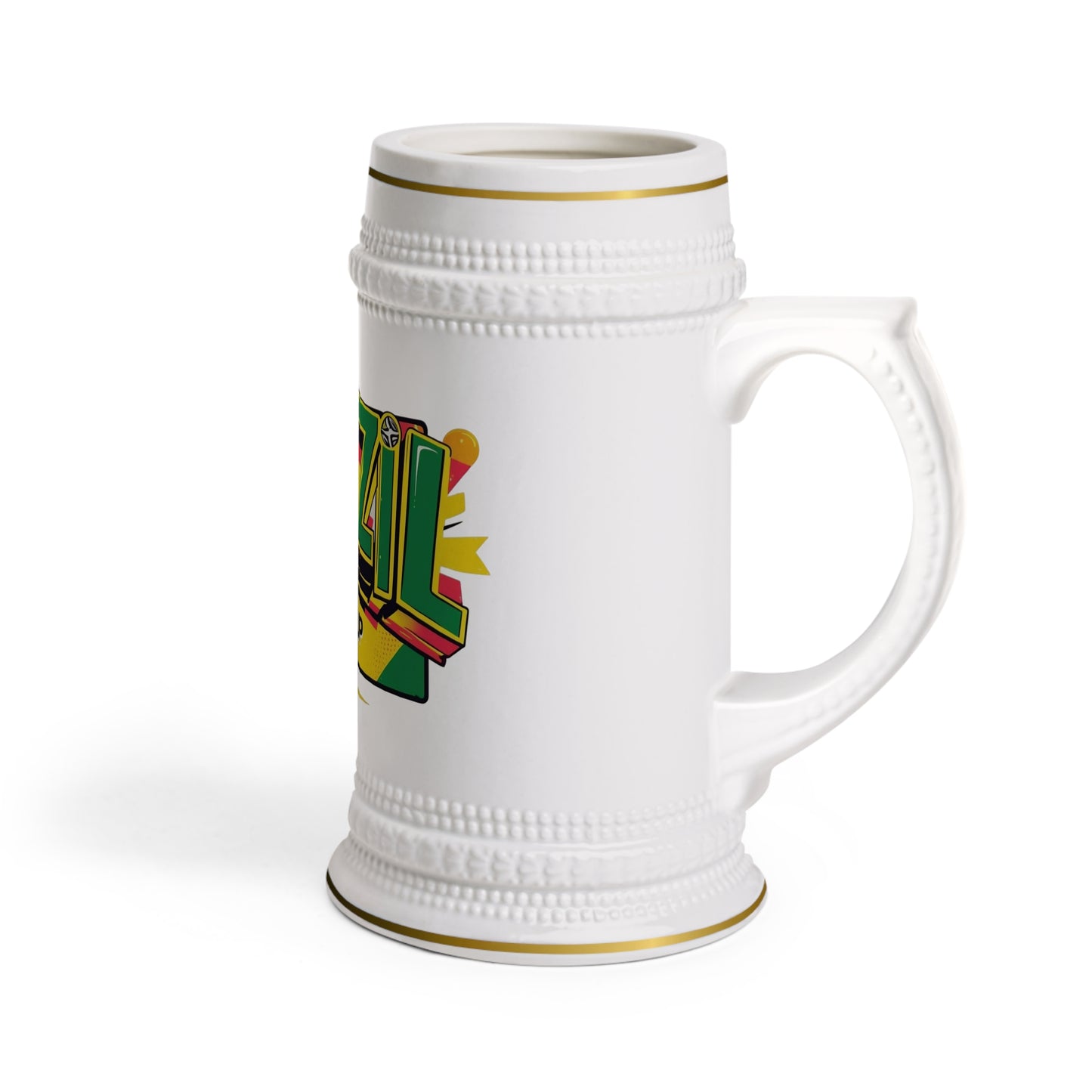 Brazil World Cup Beer Stein