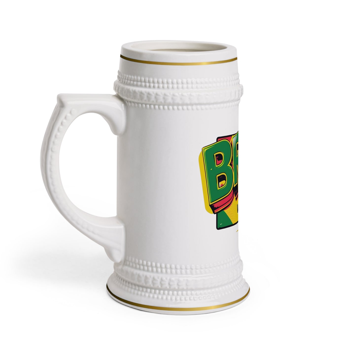 Brazil World Cup Beer Stein
