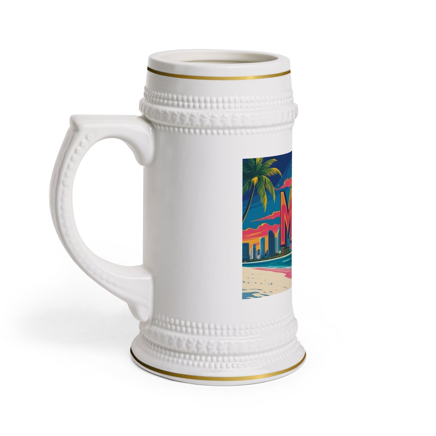 Miami Beer Stein