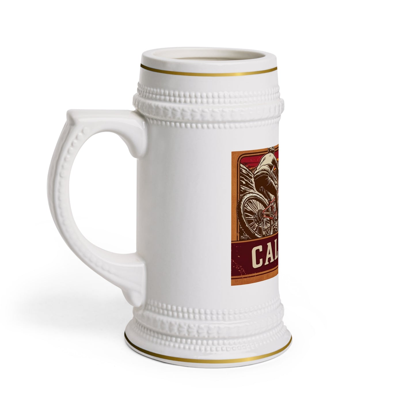 California Mountain Bike Beer Stein