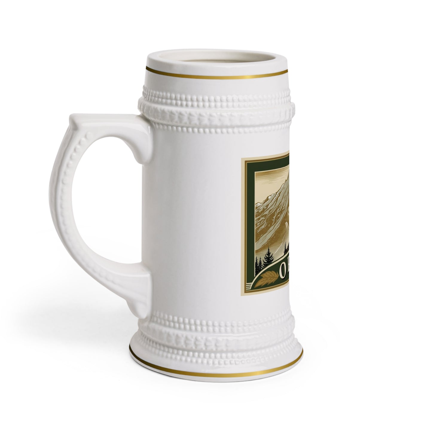 Oregon Mountain Bike Beer Stein