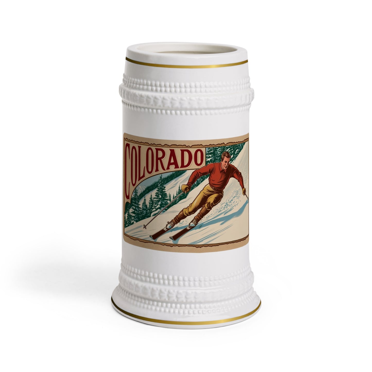 Colorado Ski Beer Stein
