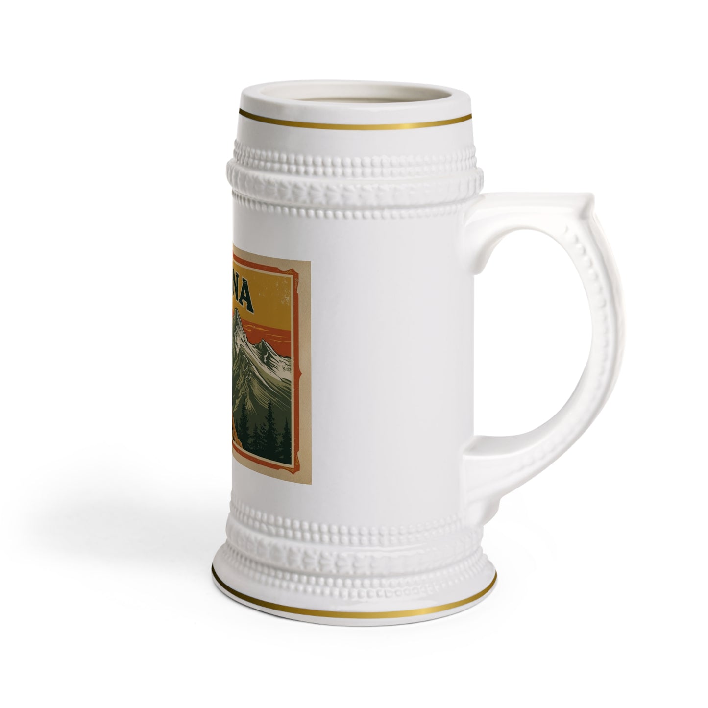 Montana Mountain Bike Beer Stein