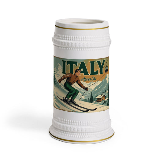 Italy Ski Beer Stein