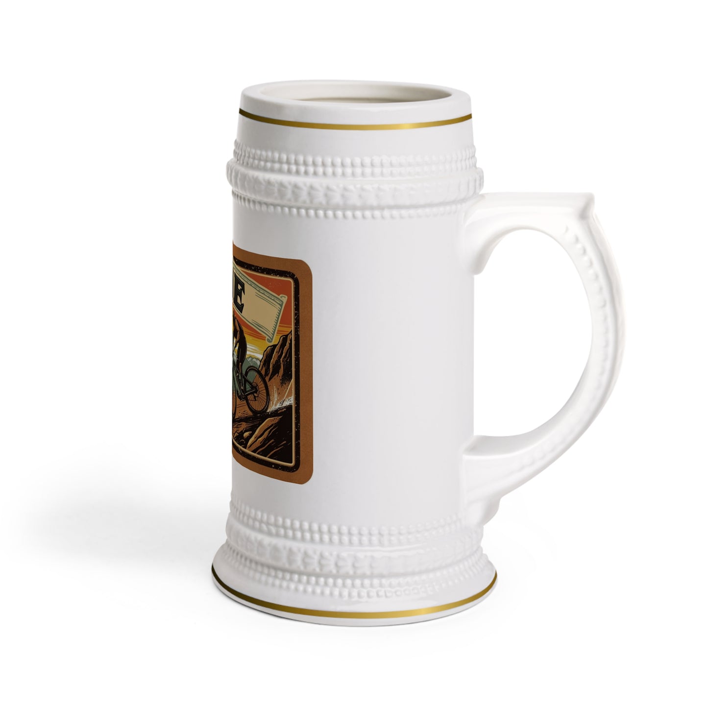 Maine Mountain Bike Beer Stein