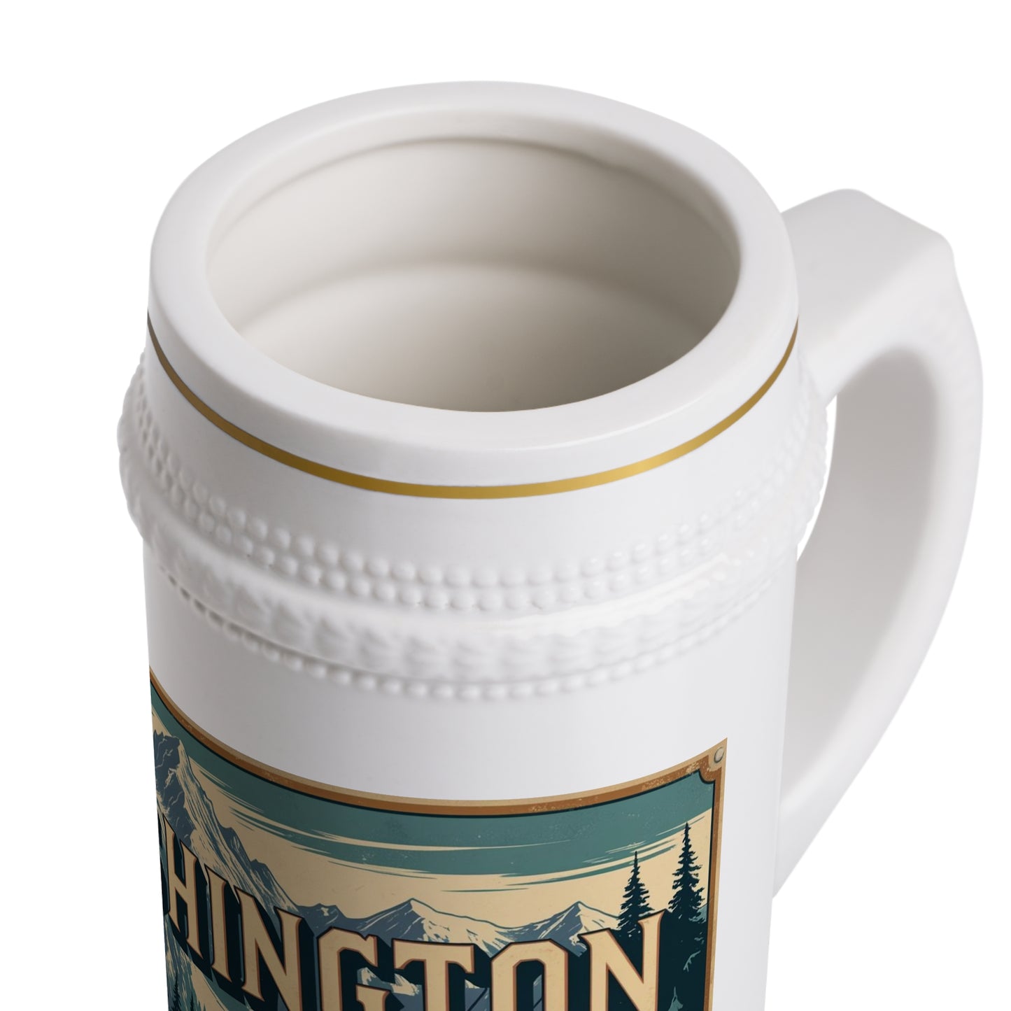 Washington Ski Beer Stein