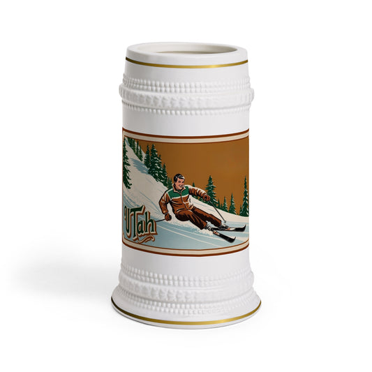 Utah Ski Beer Stein