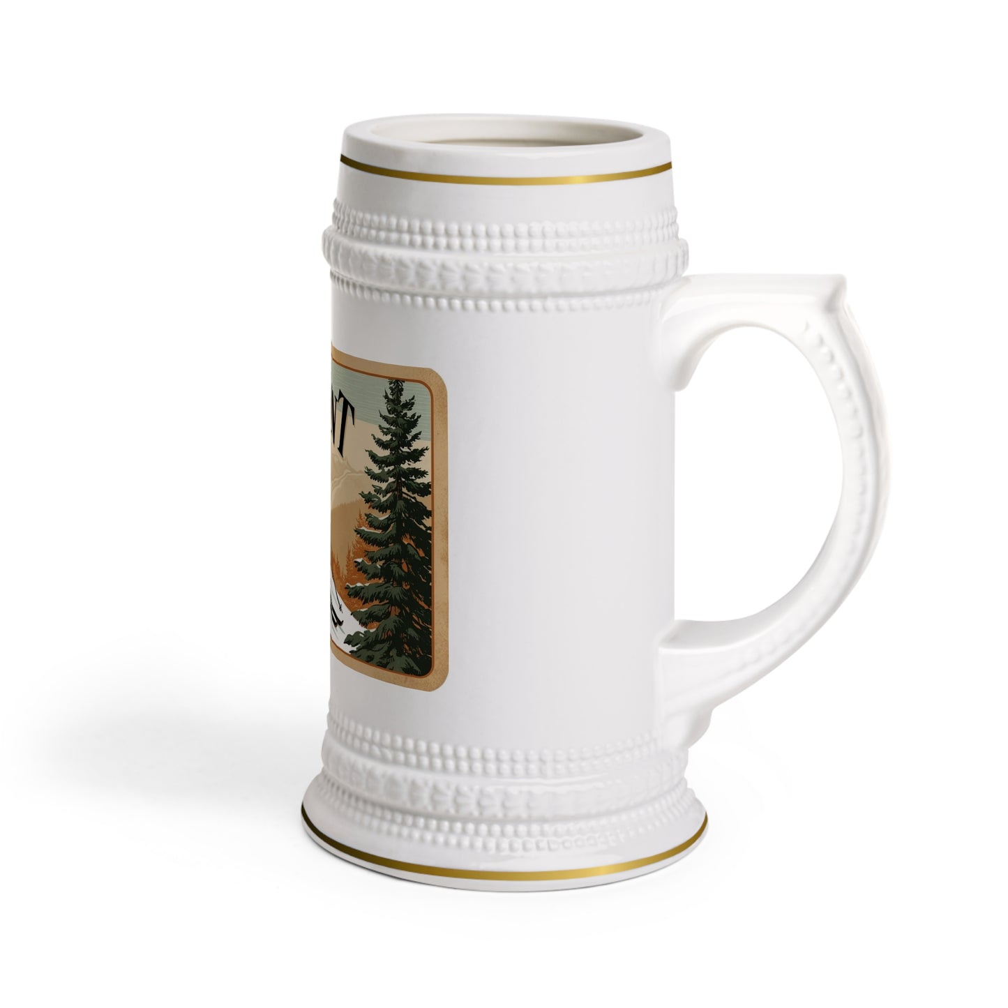 Vermont Ski Beer Stein