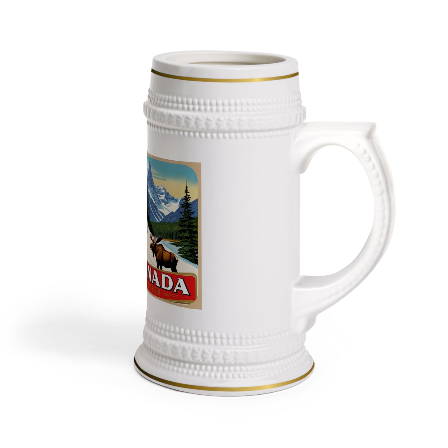 Canada Ski Beer Stein