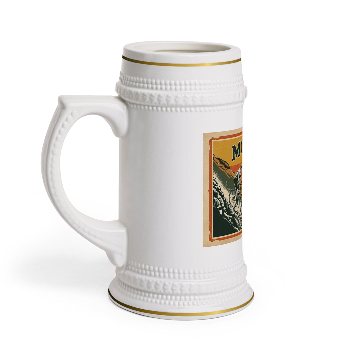 Montana Mountain Bike Beer Stein