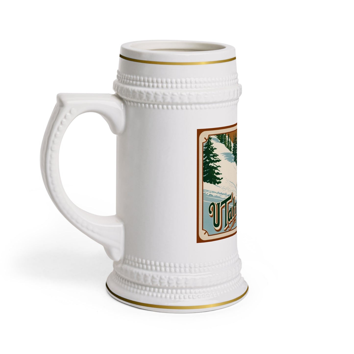 Utah Ski Beer Stein