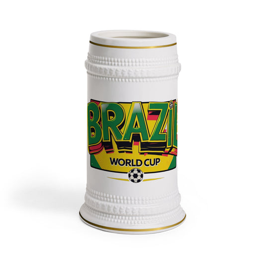 Brazil World Cup Beer Stein