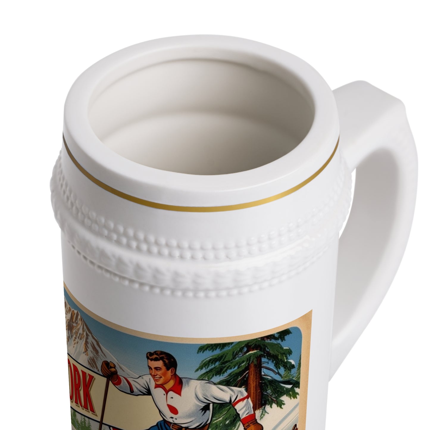 New York Ski Beer Stein