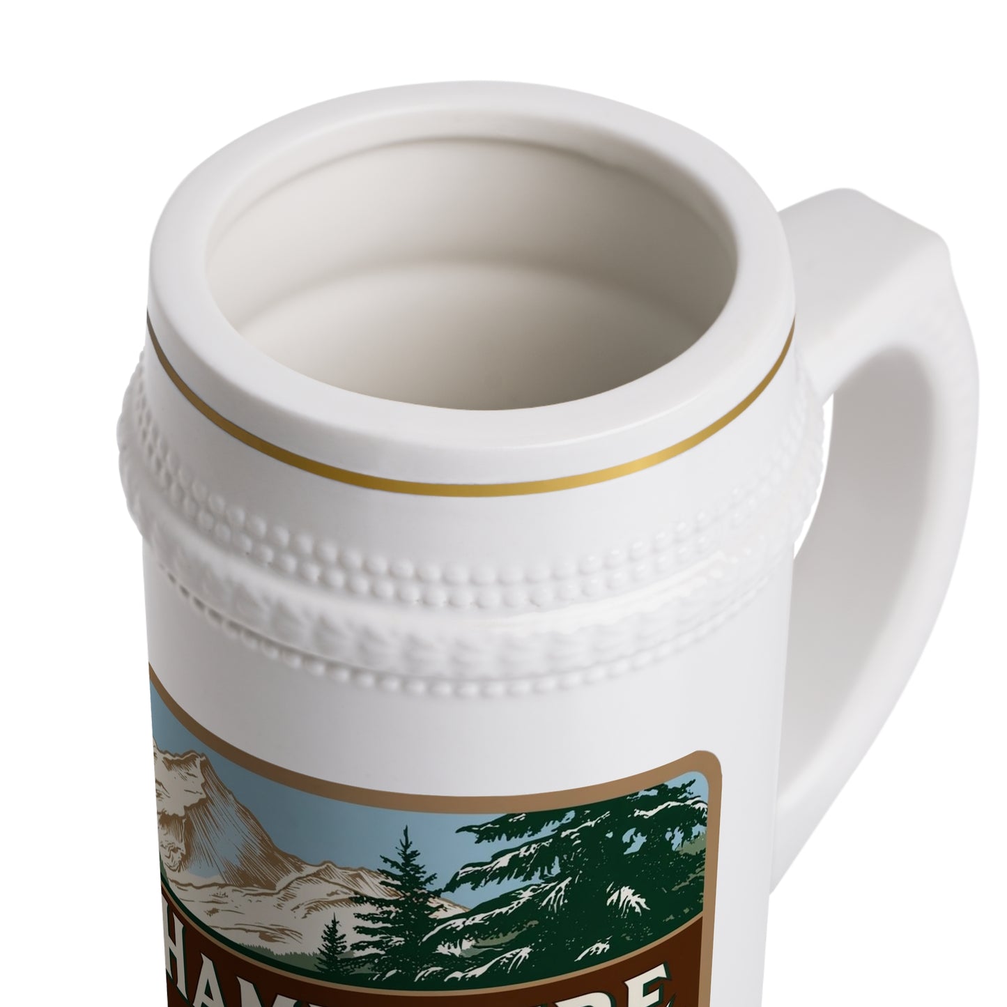 New Hampshire Ski Beer Stein