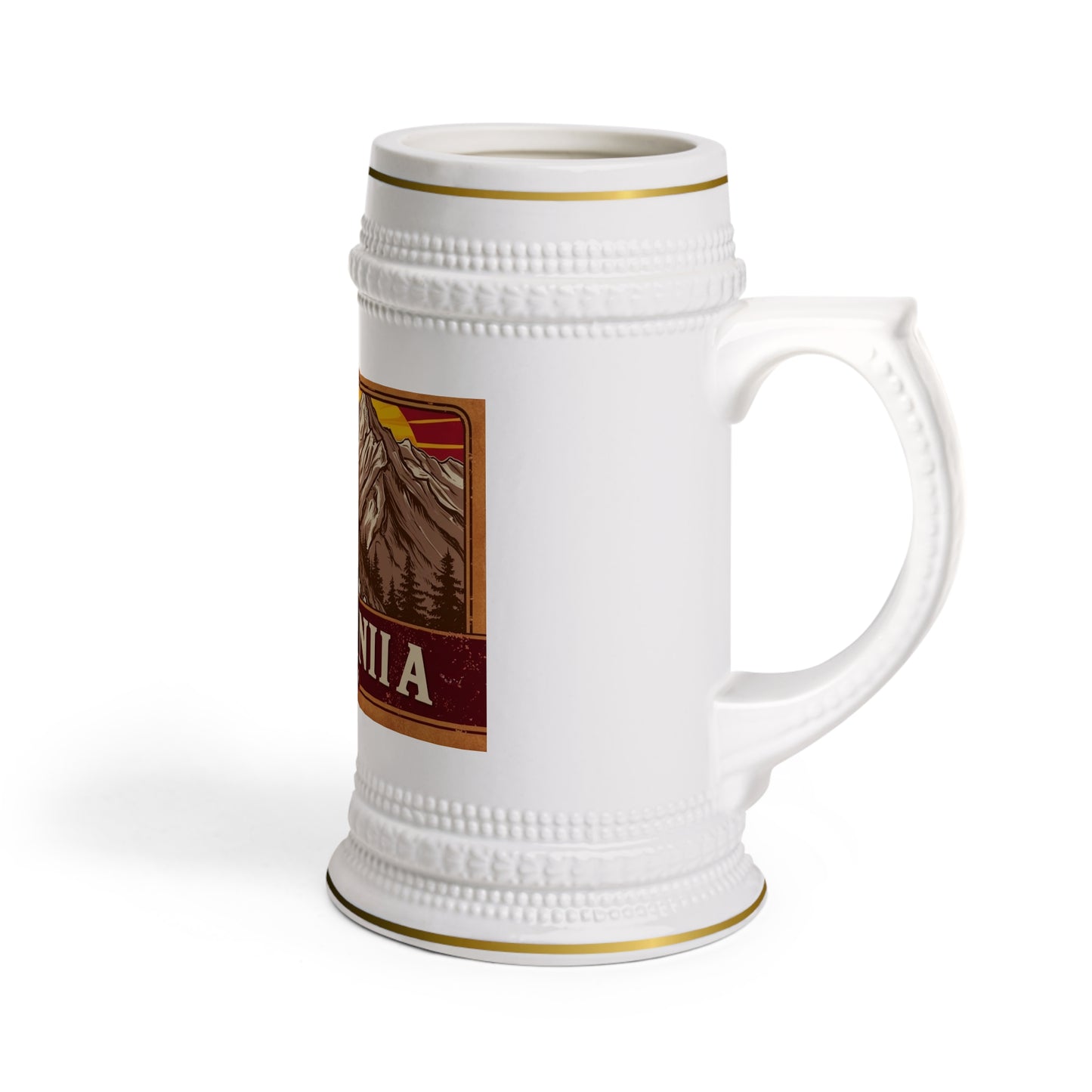California Mountain Bike Beer Stein