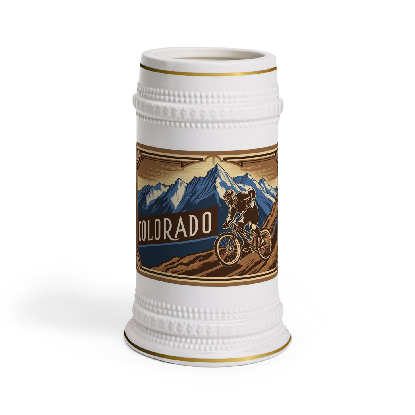 Colorado Mountain Bike Beer Stein