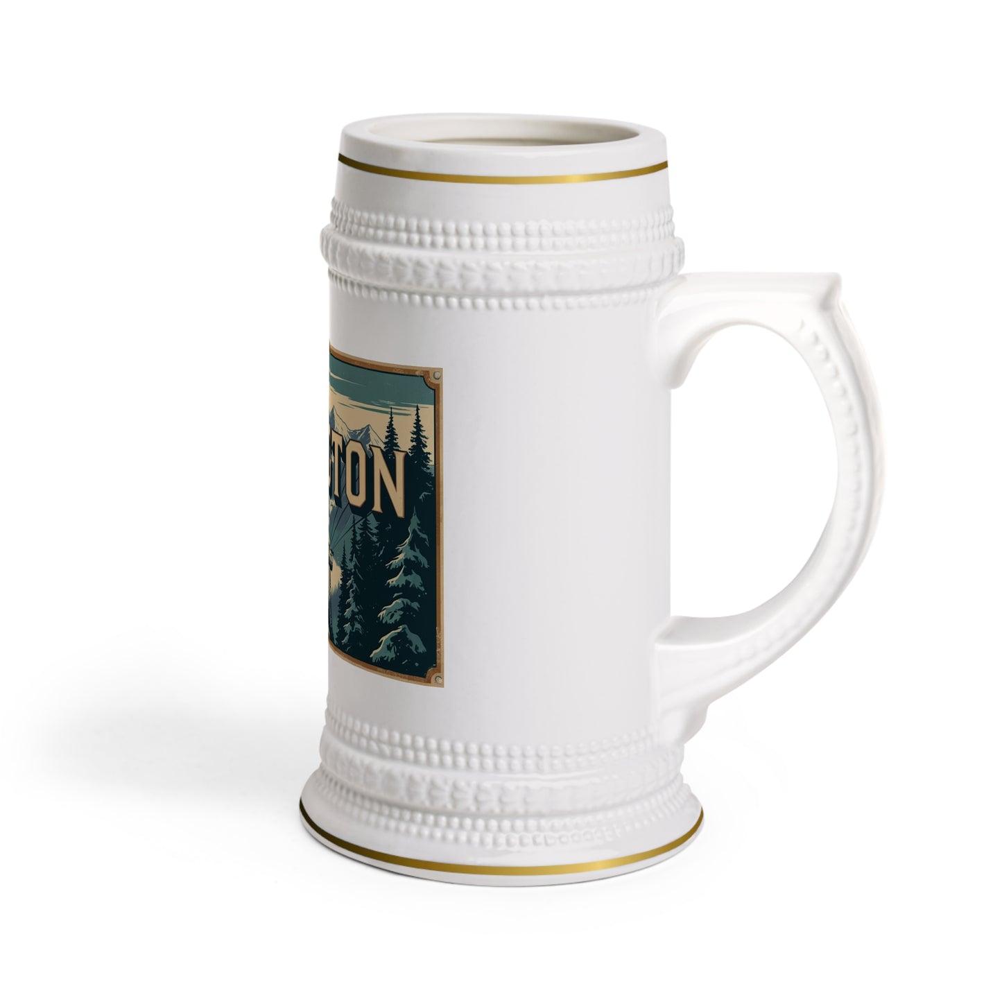 Washington Ski Beer Stein