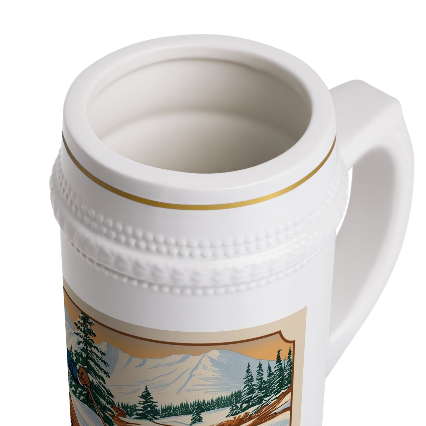 Maine Ski Beer Stein