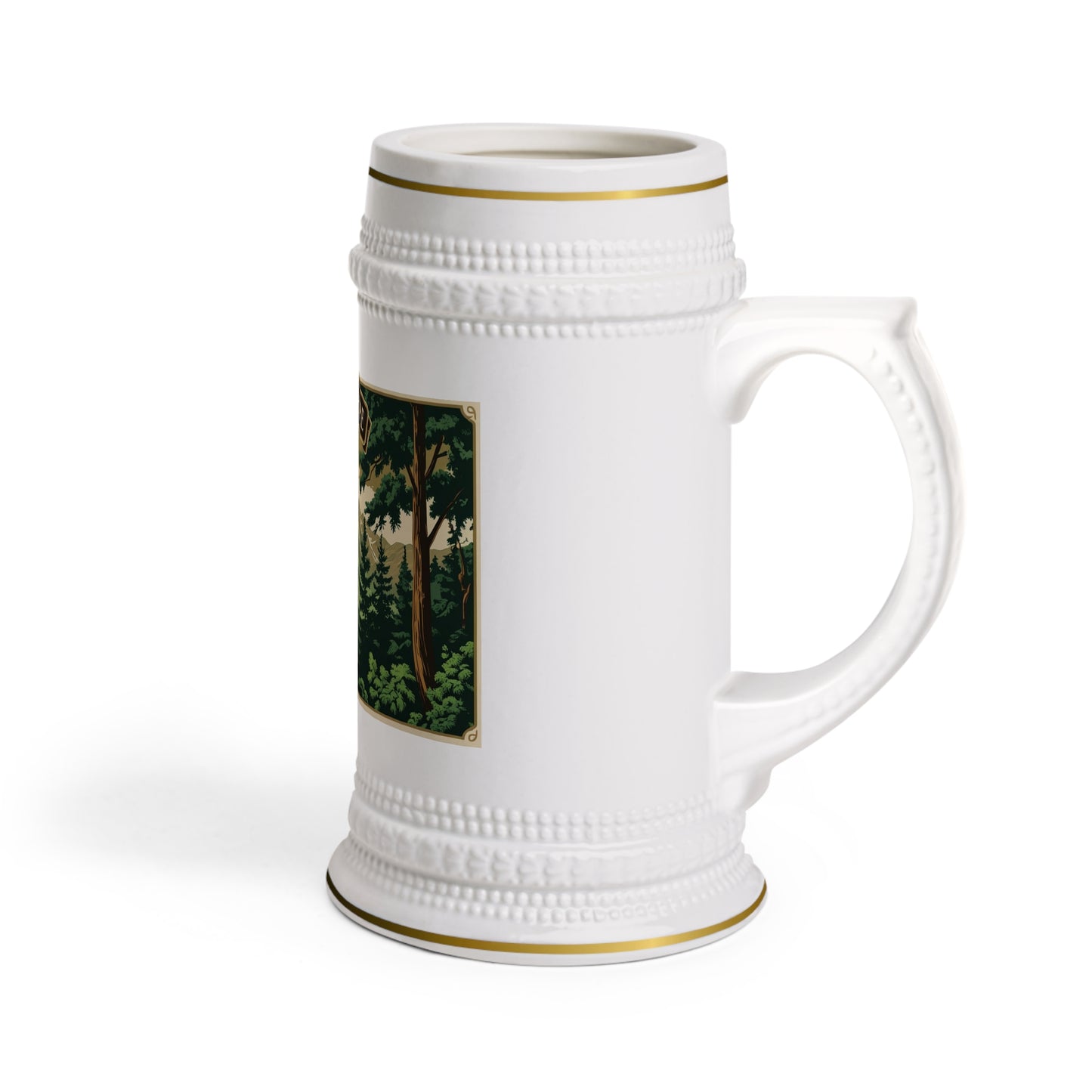 New Hampshire Mountain Biking Beer Stein