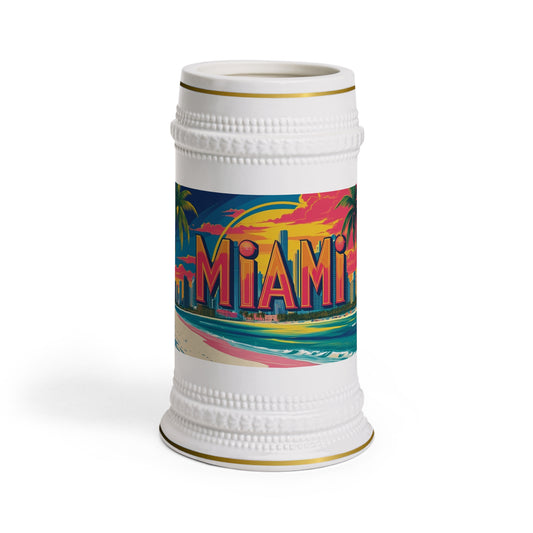 Miami Beer Stein
