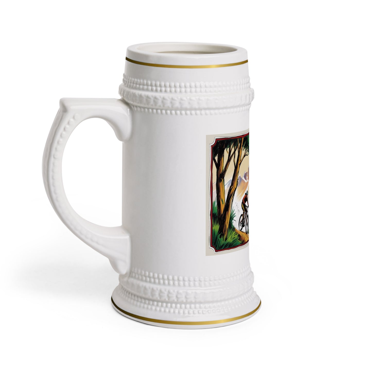 Washington Mountain Bike Beer Stein
