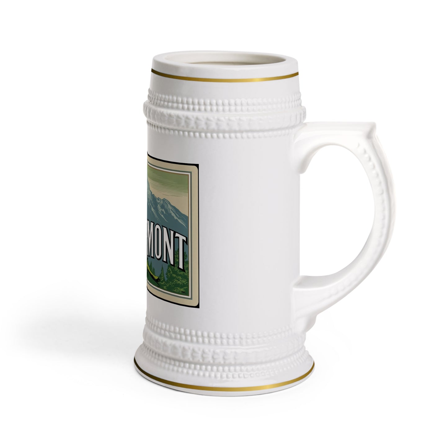 Vermont Mountain Bike Beer Stein