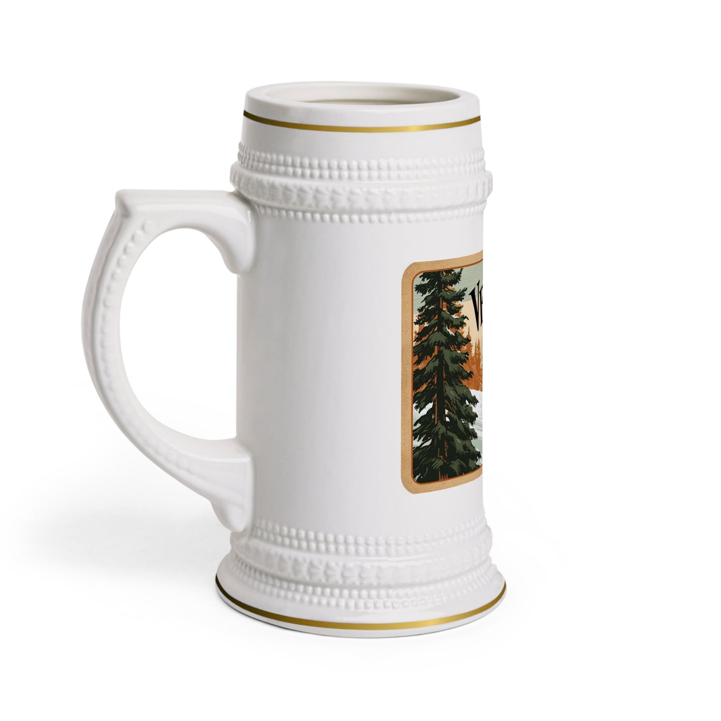 Vermont Ski Beer Stein